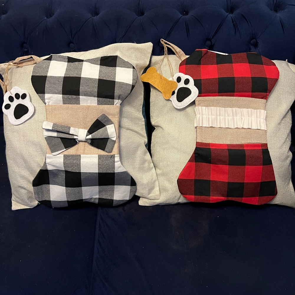 Brand new 2 dogs stocking 16 inches